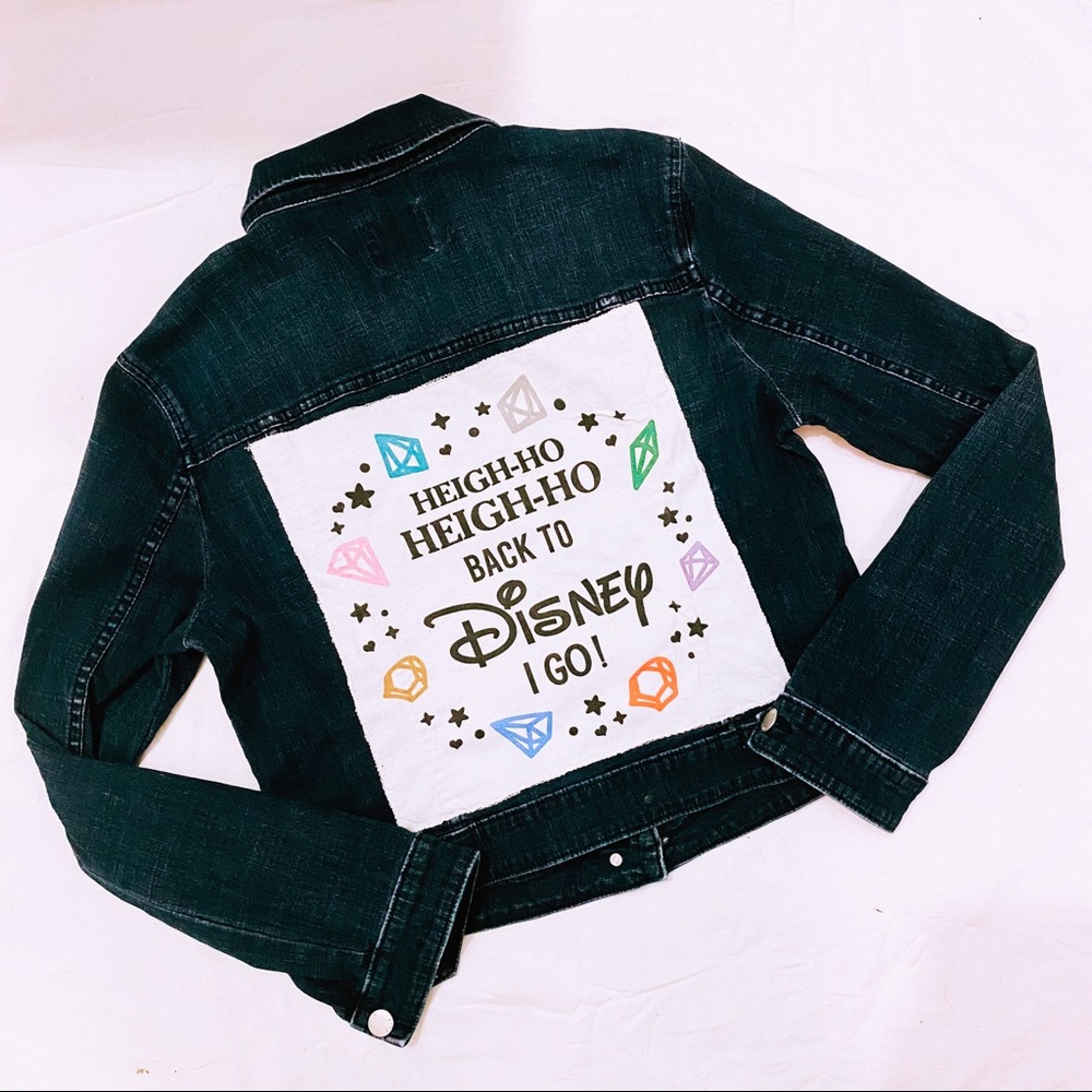 Handmade Disney Parks Inspired Denim Jacket
